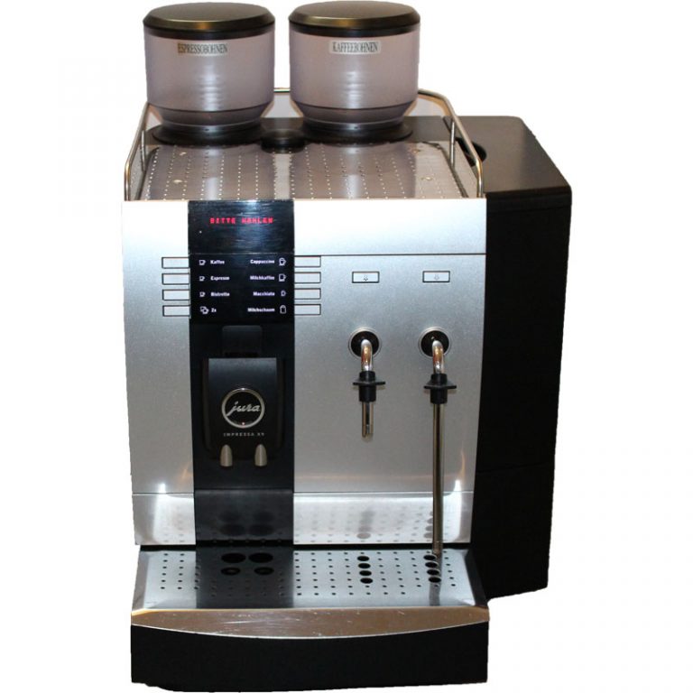 Jura Impressa x9 Platin Seite Kaffeedienste